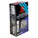 Set Brocas HSS 4341 Hemic 25pcs 1-13mm