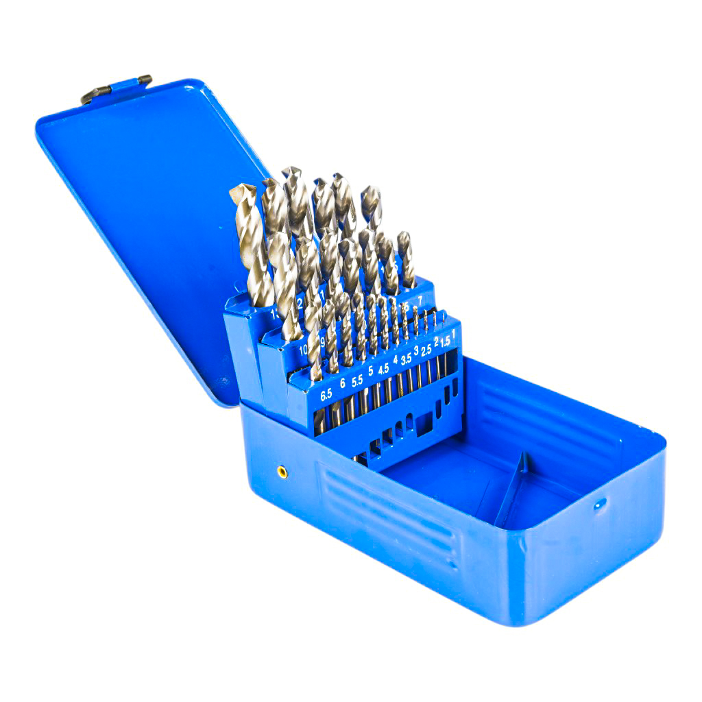 [885500025] Set Brocas HSS 4341 Hemic 25pcs 1-13mm