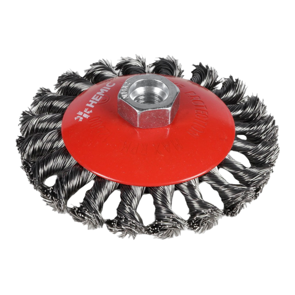 Grata Cónica Trenzada HEMIC M14-115mm