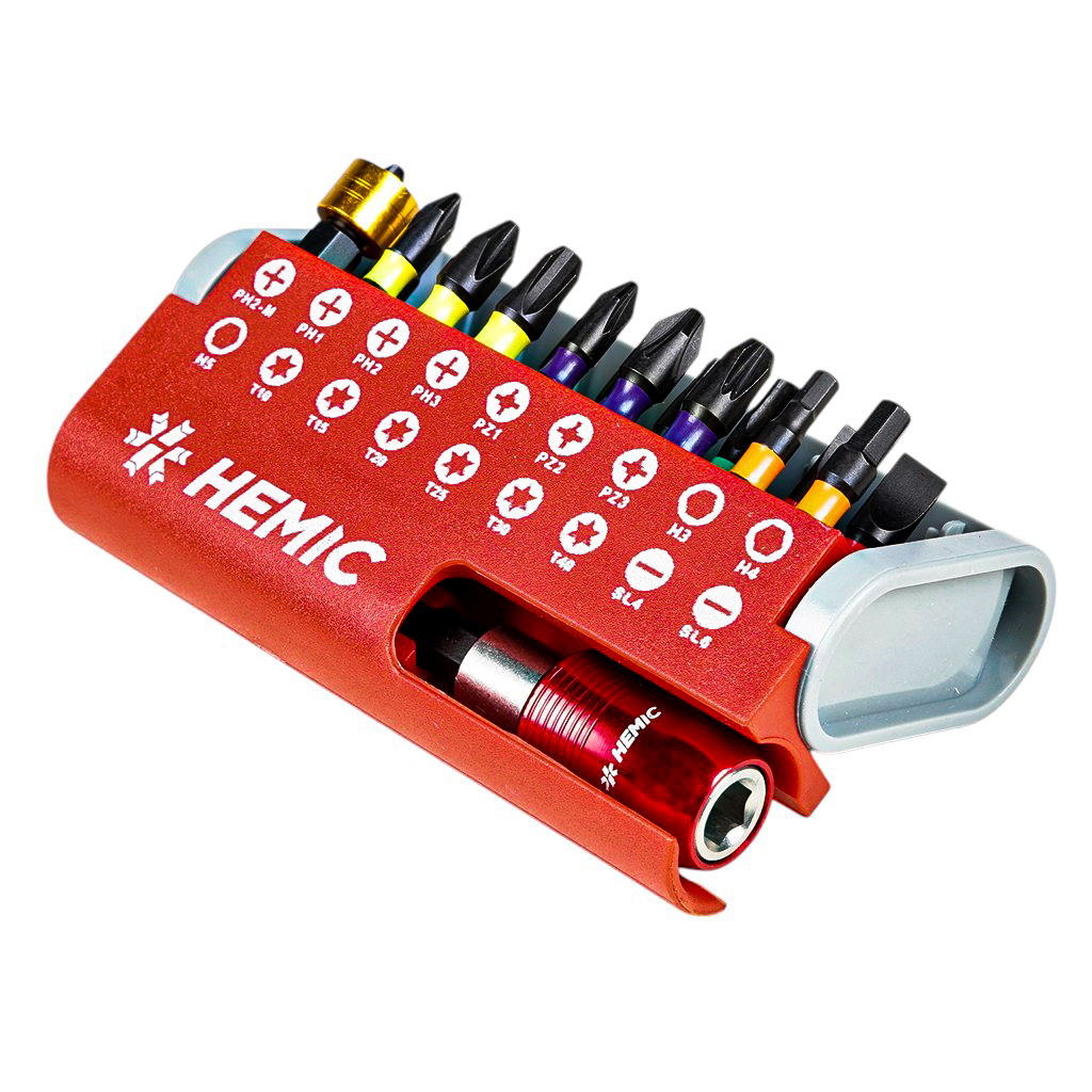 Set Hemic 19 puntas iman premium