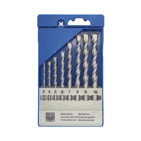 Juego de 8 brocas SUPER para hormigón