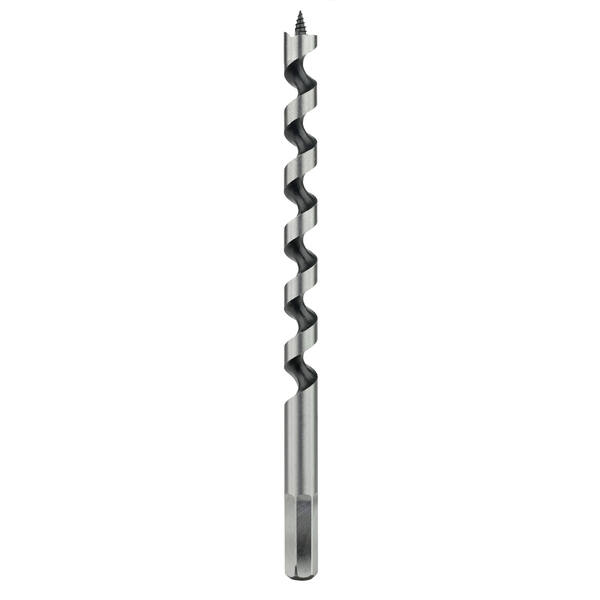 Broca espiral para madera tipo Lewis 14x450mm, Toma Hex.11mm