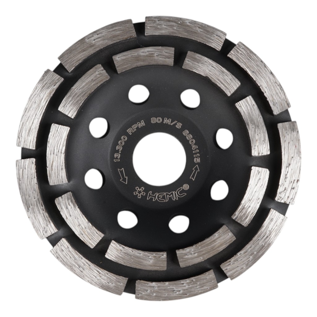 Copa Diamantada HEMIC doble hilera 115mm