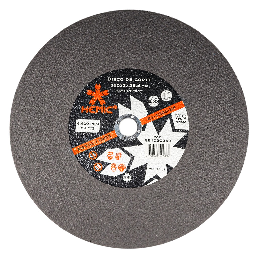 Disco de Corte Hemic 350x3x25,4mm