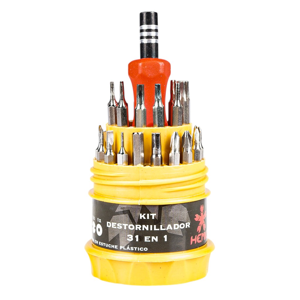 Set Hemic 31 puntas + portapuntas 1/8