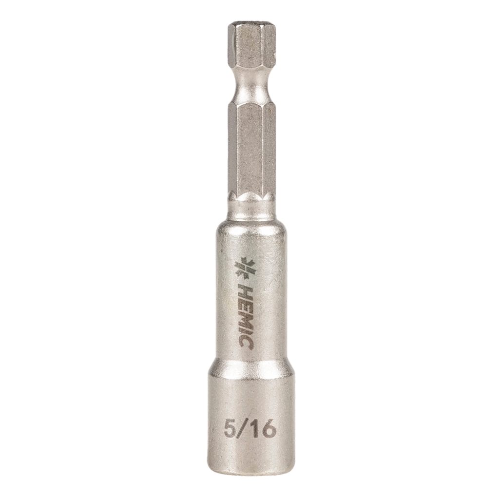 HEMIC Llave de vaso magnética Toma Hex 1/4 1/2