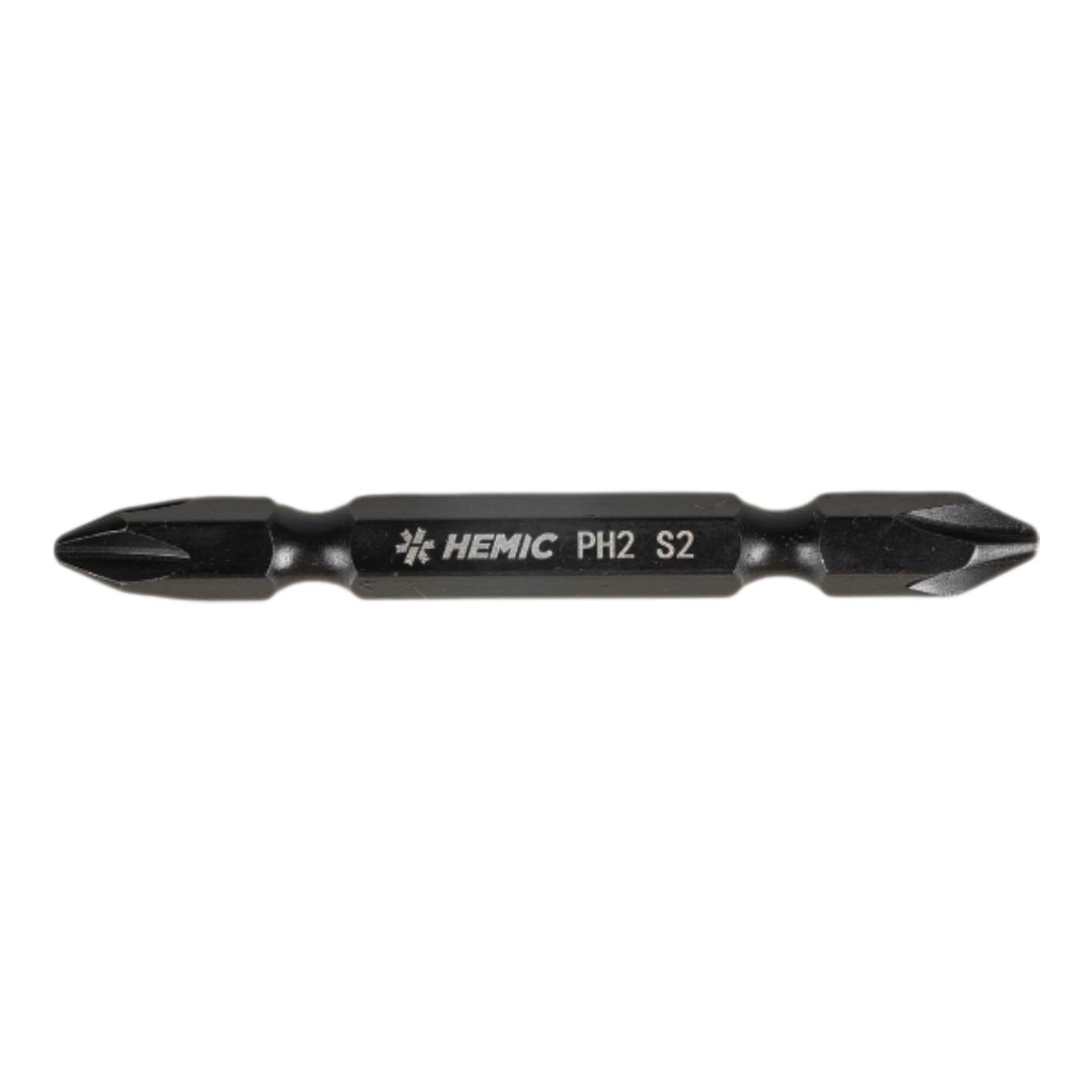 [8832PH265] Punta Hemic Doble Phillips PH2 Magnética 65mm Toma Hex 1/4