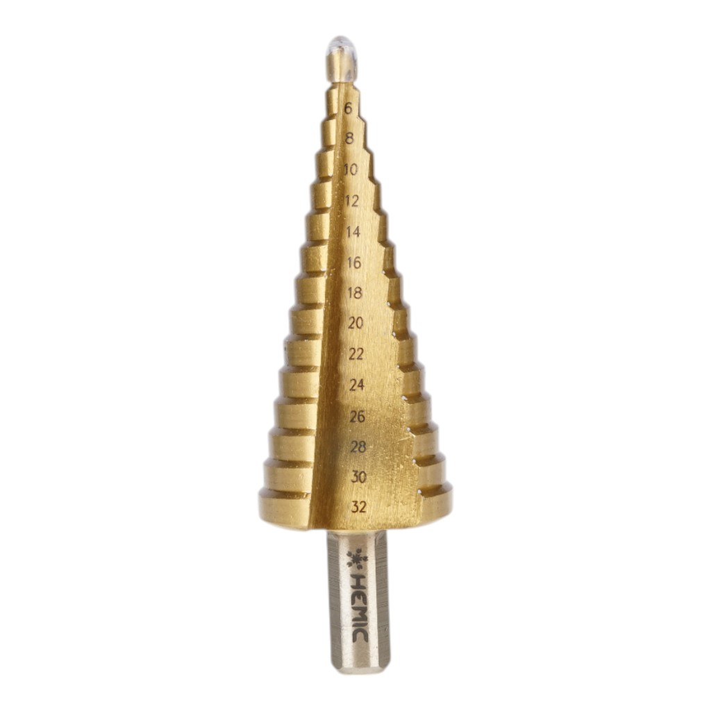 [88500420] Broca Escalonada HSS 9 pasos Hemic 4-20mm