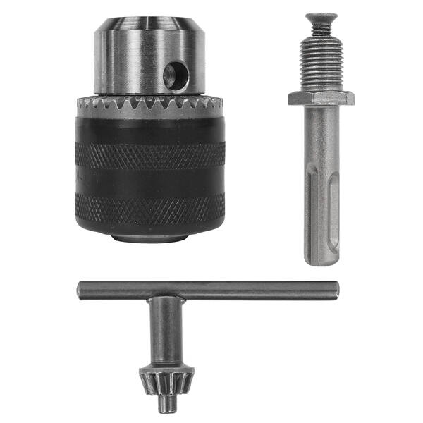 Portabroca con llave 1,5÷13mm + llave S2 + Adaptador SDS+