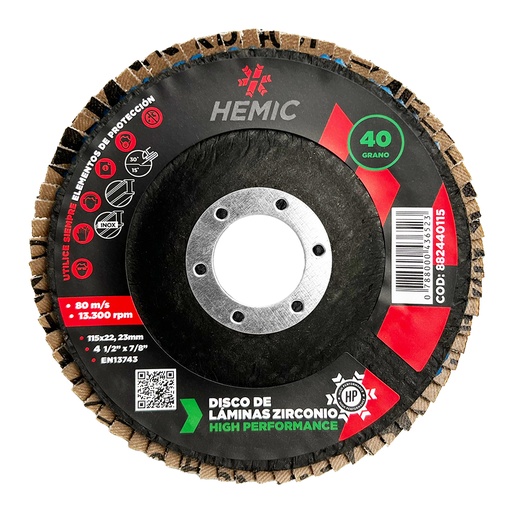 [882480115] Disco de Laminas HEMIC ZirconioHD Gr.80