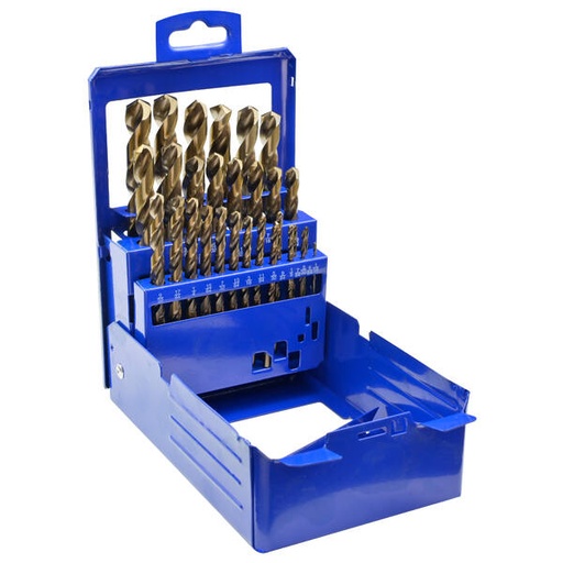 [571029P] Estuche metalico 29 brocas Cobalto 5% Ø1/16-1/2x1/64