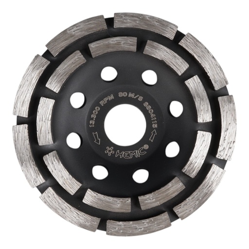 [8804125] Copa Diamantada HEMIC doble hilera 125mm