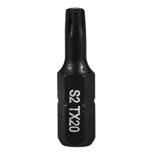 [8834T3025] Punta TORX Hemic TX30 largo 25mm Toma Hex 1/4